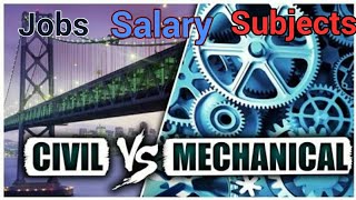 civil vs mechanical engineering/Civil aur mechanical me kya difference hai/mechanical kya hai