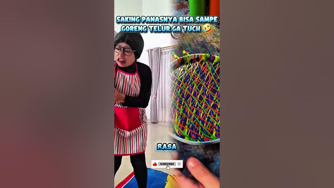 SAKING PANASNYA BISA SAMPE GORENG TELUR GA TUCH 😂 | CR NURA_KOMEDI