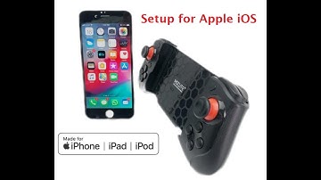 M6 Wireless Bluetooth Mocute 60 Gamepad Joystick Controller Apple iPhone iOS setup