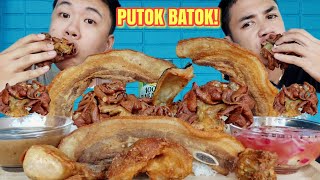 PUTOK BATOK MUKBANG | Crispy Pork Liempo at Isaw ng Baboy | Pinoy Mukbang| Mukbang Philippines| Asmr