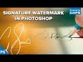 How to Easily Turn Your Signature into a Photo Watermark in Photoshop