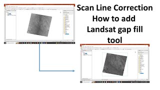 How to Add Tool of Landsat gap fill tool  correct #landsat  Etm 7 image on Envi #software