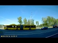 Минск.Поездка на автобусе №1 Веснянка - Вокзал