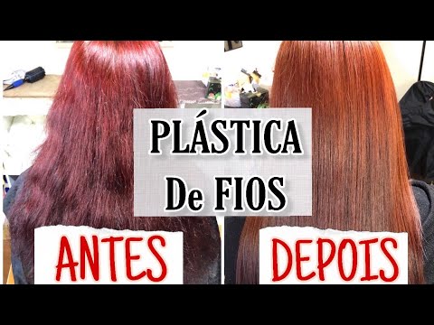 O ANTES E DEPOIS DE FAZER A PLÁSTICA DE FIOS NO CABELO - YouTube