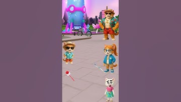 Papa was given a toilet brush😂 #funny #cat #shorts #comedy #cartoon #usa