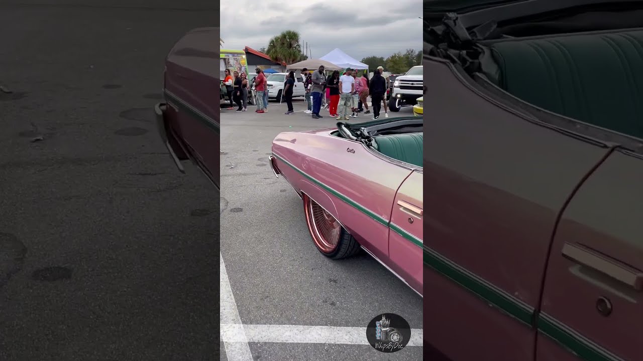 75 Caprice Convertible On Rose Gold Forgiatos Donk Donks Viral Chevy Foryou Parati