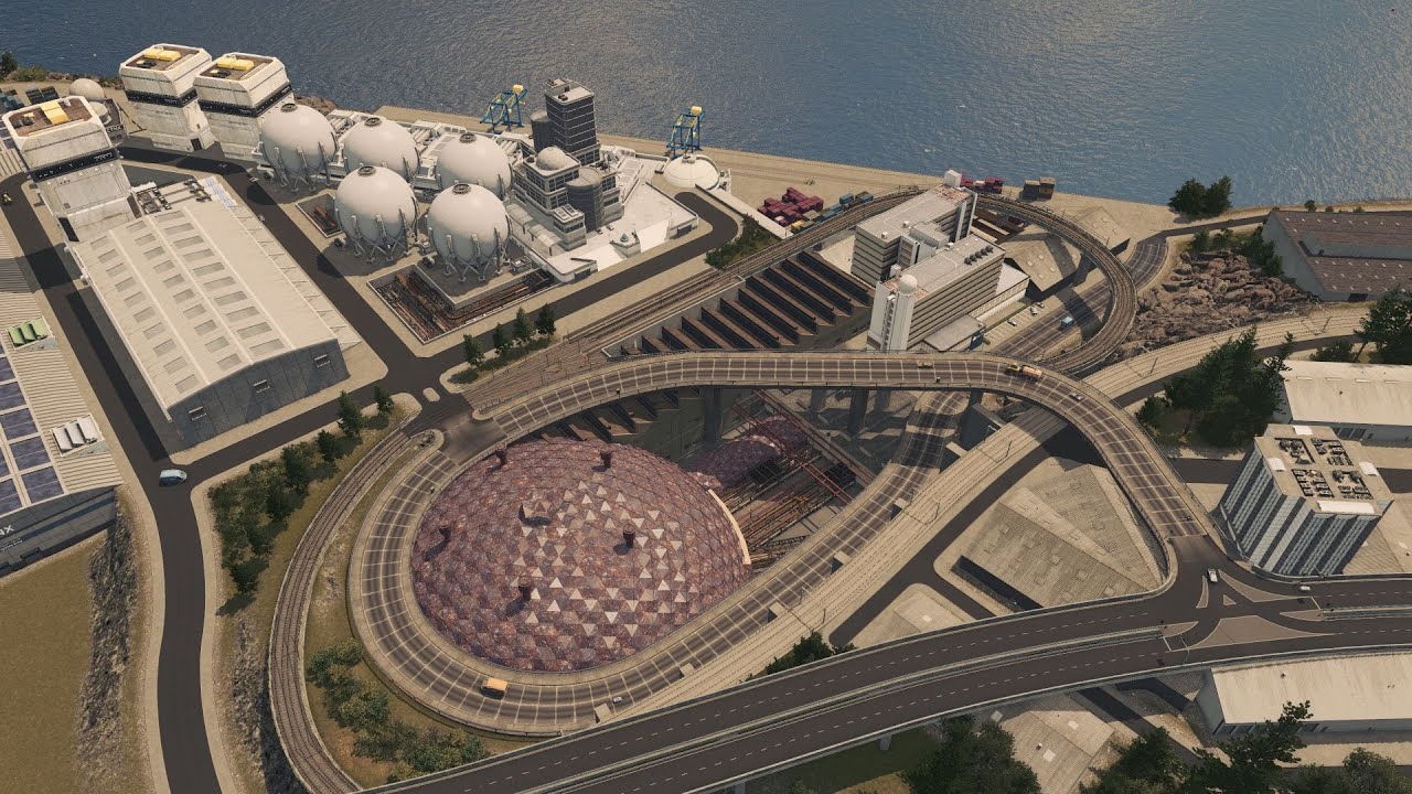 New Industrial Area Cities Skylines Aurelia 87 YouTube