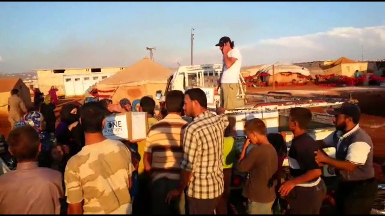 FOOD PARCELS SYRIA REFUGEE CAMPS Aug 28th 2015 YouTube
