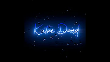 Kitne Dard le Aaye hain black screen lyrics status|Rahat Fateh Ali Khan status|Khuda Aur mohabbat|