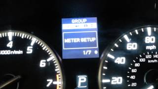 Reset oil life on 2013 acura ilx