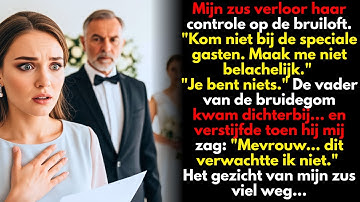 "Blijf weg van de VIP’s," zei ze op haar bruiloft — maar iemand kwam binnen… en zei mijn naam.