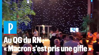 « Macron s'est pris une gifle » : les militants du Rassemblement national réagissent après la victoi