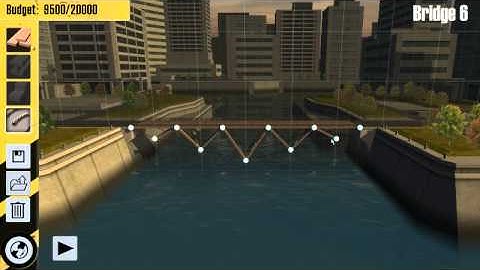 "Bridge Constructor" bridge 6 Central Mainland