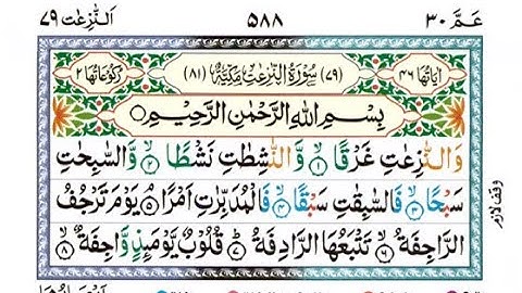 Surah Naziat | Surah An Naziat | اَلنَّازِعَات | (An Naziat 79) | سورة النازعات