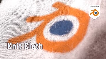 [Tut] Knitting on a Waving Cloth - Blender Geometry Nodes 3.4