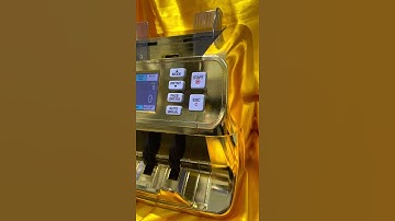 Money Counter Cash Counting Machine - Count Total Amount and Record Serial Number of Each Banknote