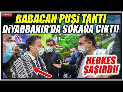 Babacan puşi taktı Diyarbakır'da sokağa çıktı! Herkes şaşırdı!