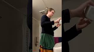 At Home Relaxing And Brushing My Teeth