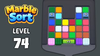 Marble Sort level 74 solution