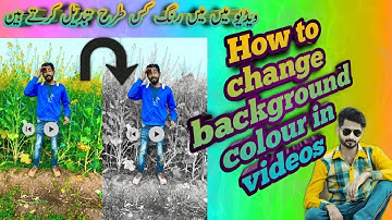 How to change background colour in video | Inshort tutorial background change | video colour change
