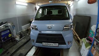 Замена масла в двигателе, переднем редукторе, заднем мосту / Daihatsu Hijet