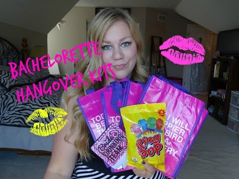 Bachelorette Bridal Party Gifts - Hangover Kits & More