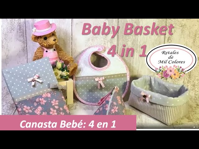 Tutorial DIY Canastilla o cesta de bebe ( Patrón incluido ) 