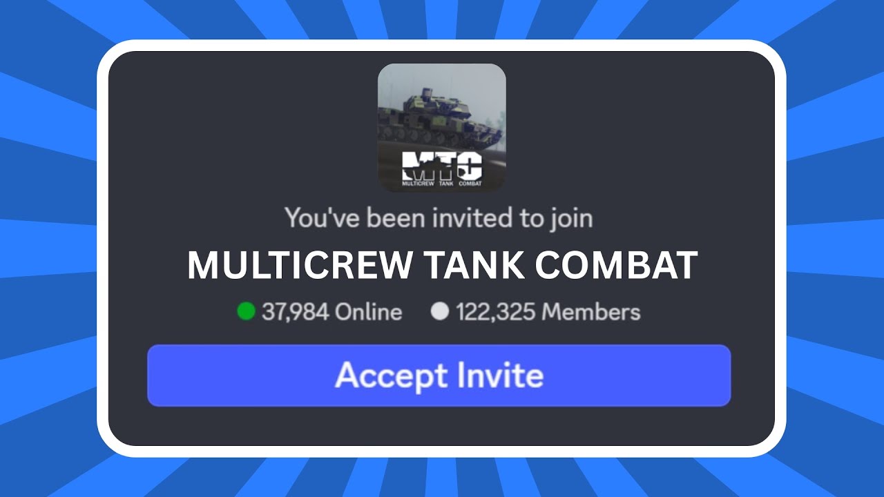 How to JOIN Multicrew Tank Combat Discord Server (Roblox) – PC & Mobile ...