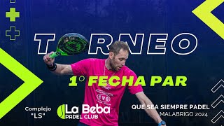 1° TORNEO DE DAMAS - MALABRIGO 2024 - La Beba Padel Club