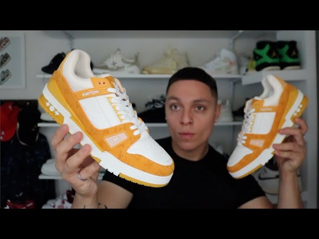 Louis Vuitton LV trainer yellow brand new with receipt Sold Out