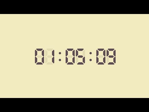 Acceleration stopwatch / Adobe after effects