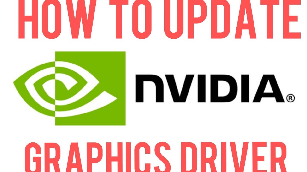 How To Update Nvidia Graphics Card Driver YouTube