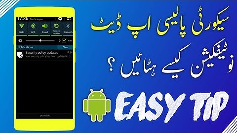 How to Fix Security Policy Updates Problem in Samsung | Android Security Policy Fixed |✔