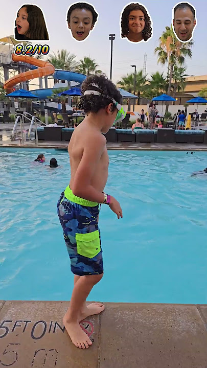 Who can make the smallest splash #summeronshorts