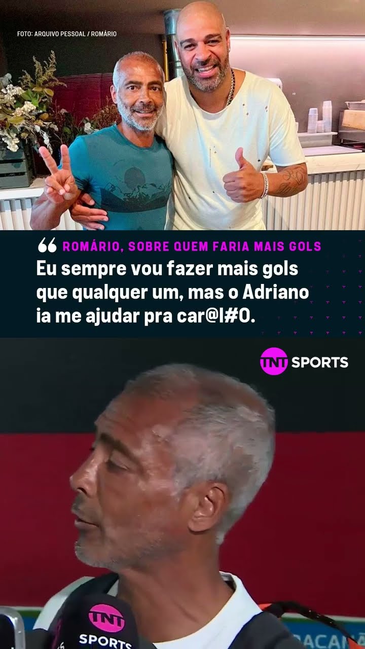 ADRIANO X ROMÁRIO: QUEM FARIA MAIS GOLS? O BAIXINHO RESPONDEU NA LATA!