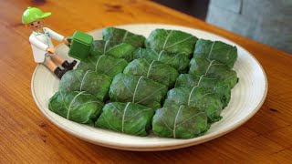 Kkaennip Ssambap :: Perilla Leaf Wraps :: Korean Lunch Box Recipe