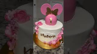 Minnie Mouse 1st Birthday Cake! #minniemouse #minniemousecake #minniemouseparty #1stbirthdaycake