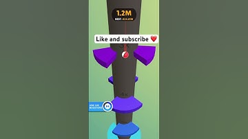 Helix Jump: Level 2589 #helixjump #gaming #mobile #shorts