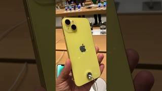 Apple iPhone 14 Plus Yellow Hands On Overview - #iphone  #shortsviral #viral #iphoneyellow #iphone14