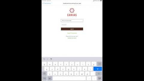 How to access the Canvas App on iPad