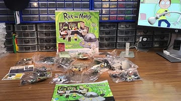 Rick and Morty - Spaceship and Garage - McFarlane Toys 2016 #McFarlaneToys #RickandMorty #notlego