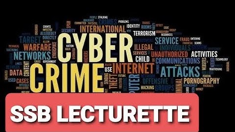 CYBER CRIME | Budapest Convention | Important LECTURETTE Topic for #SSB #AFSB #NDA #CDS #AFCAT