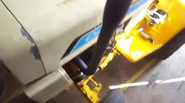 Making a jury rigged muffler for Cub Cadet 3050 part 1