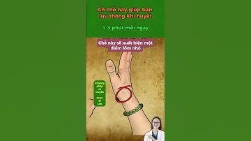 Ấn chỗ này giúp lưu thông khí huyết #duocsilan #suckhoe #cotruyen #dongy