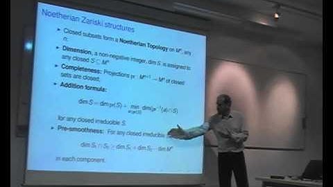 Boris Zilber: "On model theory, noncommutative geometry and physics"