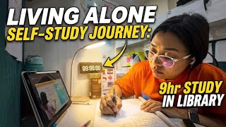 Living Alone  in Delhi  STUDY VLOG  || full time study in Library burst out with frustration 