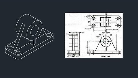 Autocad Isometric Drawing Exercise