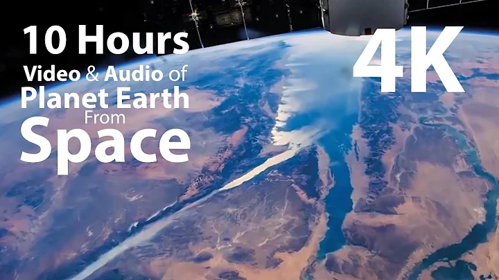 4K 10 hours - Earth from Space & Space Wind Audio - Long Video - relaxing, meditation, nature
