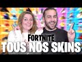 ON VOUS MONTRE NOS CASIERS FORTNITE (DEPUIS LA SAISON 3) ! TOUS NOS SKINS FORTNITE |