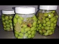 Conserva di olive verdi in salamoia